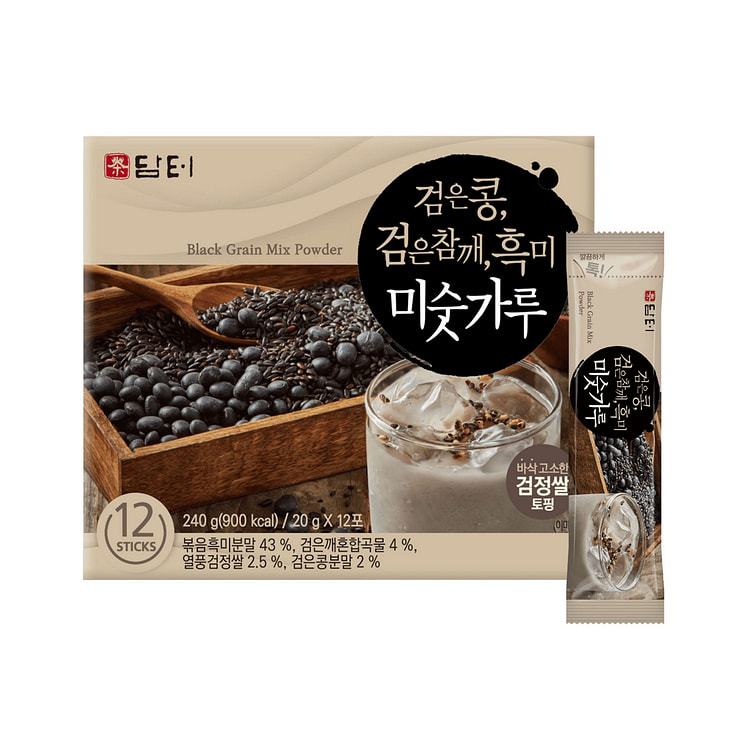 Damtuh Roasted Black Bean, Sesame Powdered Tea 12 count