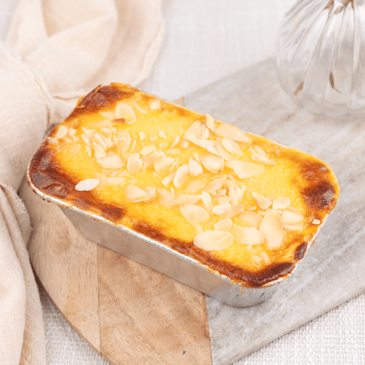 Bolo de queijo assado com taro ao estilo pedra 1 unidade
