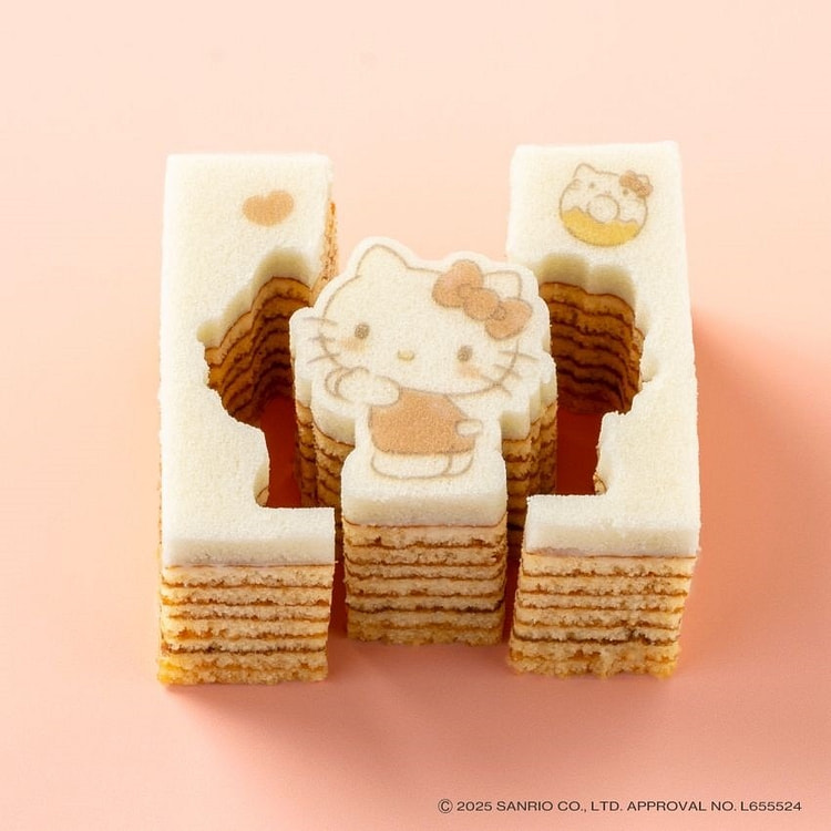 Katanukiya*hello kitty Baumkuchen 1pcs