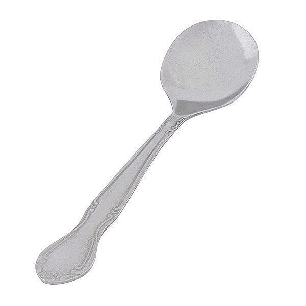 Bouillon Spoon, 6 in L, Silver, PK36 2 lb