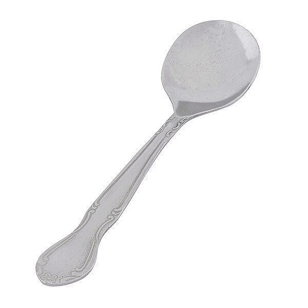 Bouillon Spoon, 6 in L, Silver, PK36 2 lb