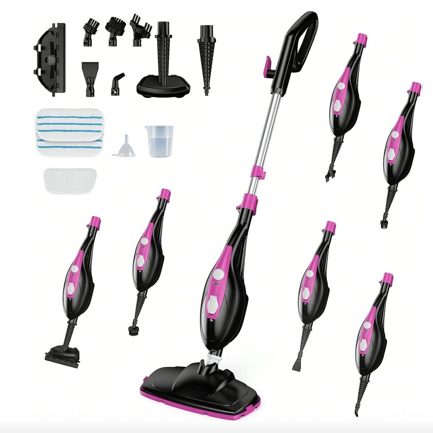 Sweetcrispy 10-In-1 Steam Mop, 1550W Detachable Ha 1 pack