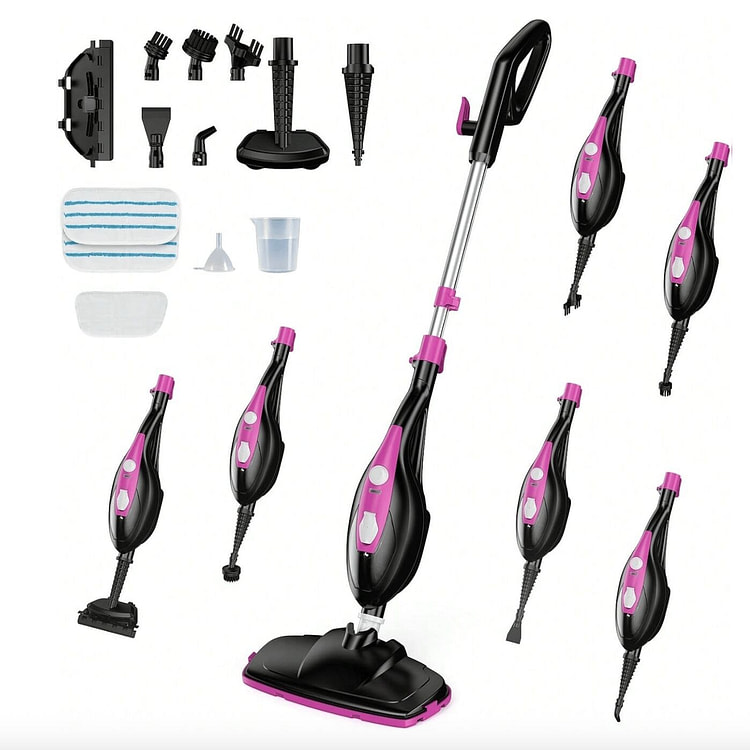 Sweetcrispy 10-In-1 Steam Mop, 1550W Detachable Ha 1 pack