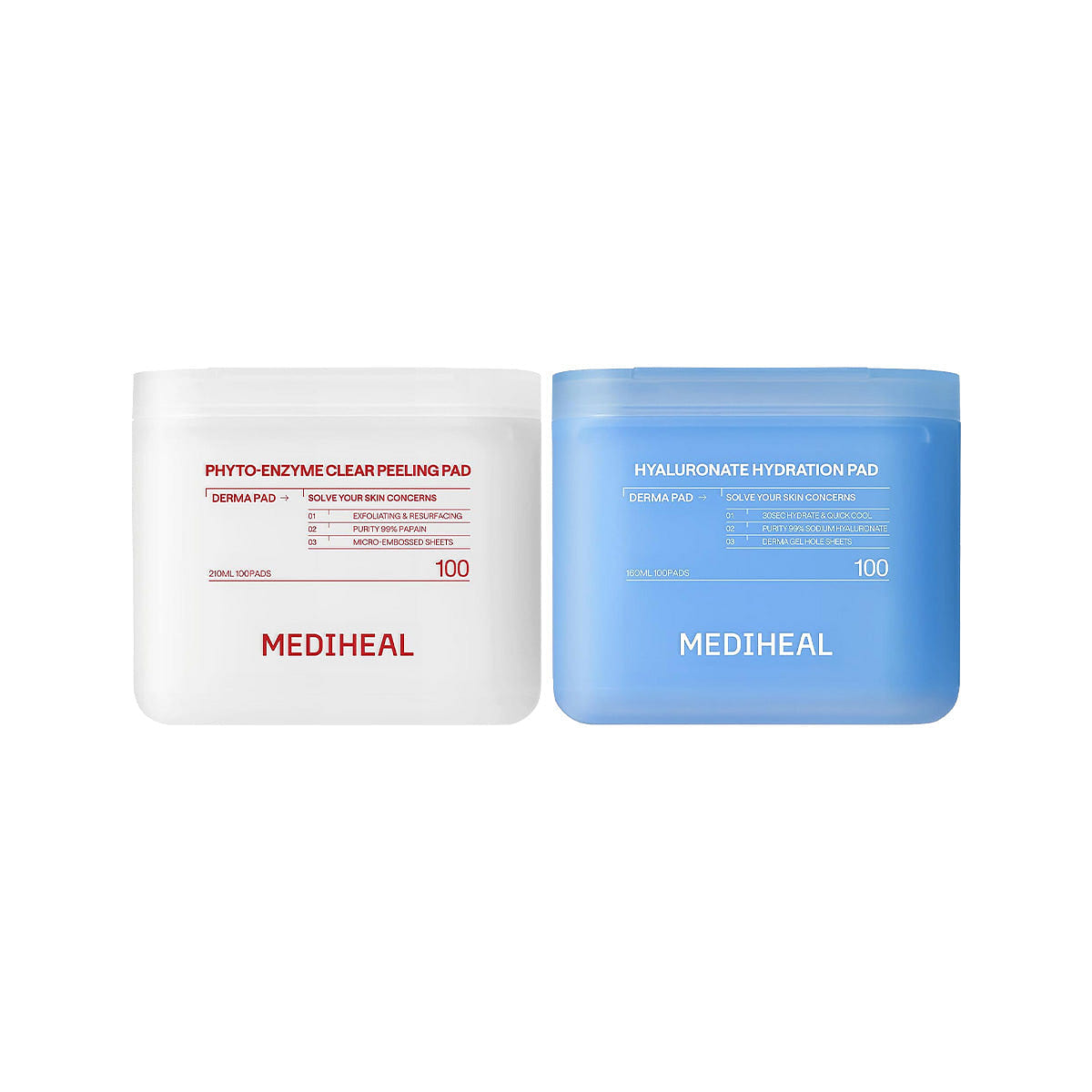 MEDIHEAL Day & Night Toner Pad Duo Dryness 1 each