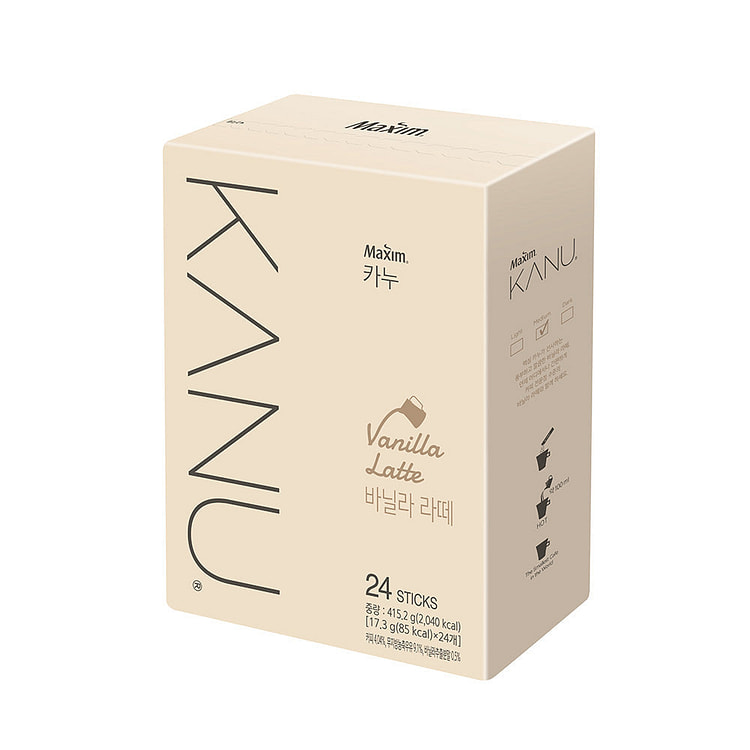 KANU latte vanilla 17.3g x 24p 1 each