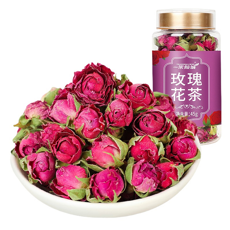 一果倾城玫瑰花茶45g*1罐