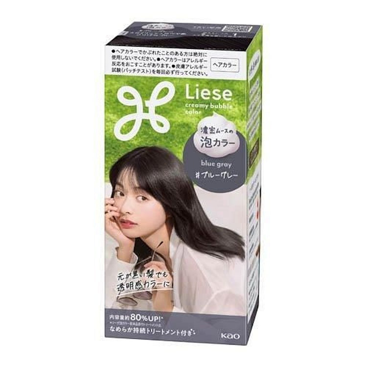花王 Liese 泡沫染发剂 蓝灰色 115ml 1 盒