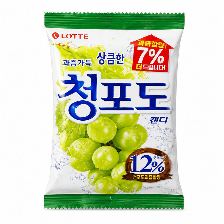 Lotte Blue grape-flavored hard candy - 153 grams 1 each
