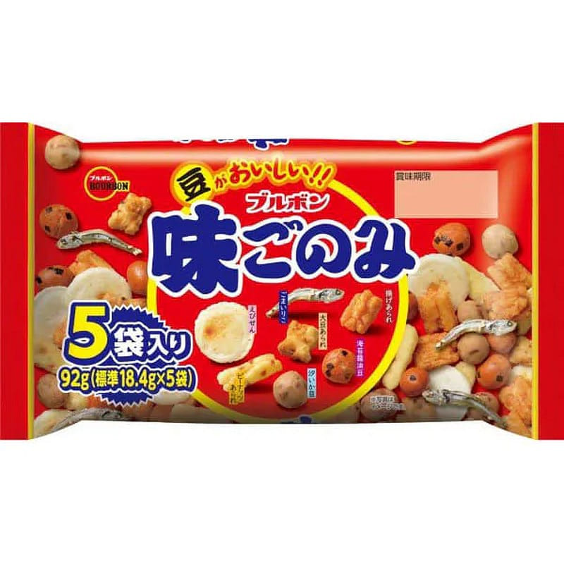 Bourbon Ajigonomi 5 packs 92g 1 each