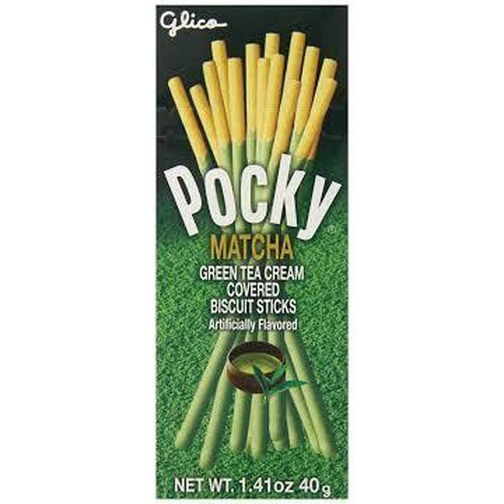 Pocky Matcha Green Tea Cream Snacks 10pk 1 each
