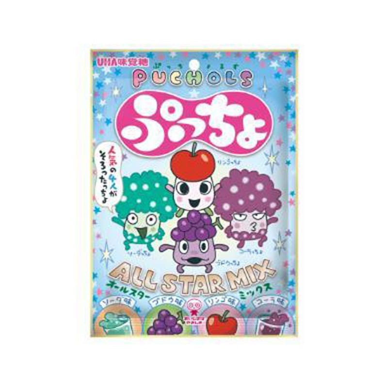 UHA Mikakuto 4 Fruit Flavors 88g 1 each