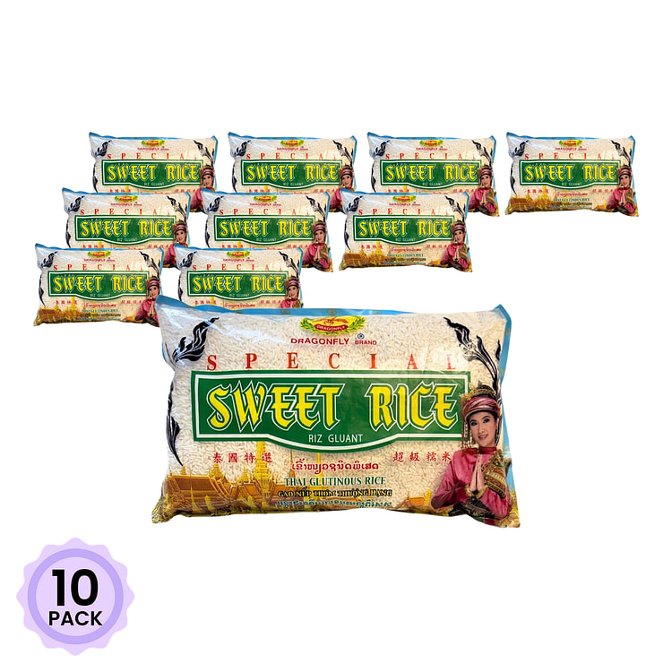 Gạo Nếp Dragonfly 5 lb*10 pack