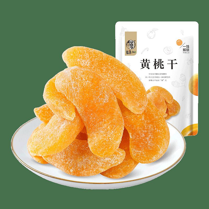 Huawei Heng Dried Yellow Peaches 100g*2 bags 200 g