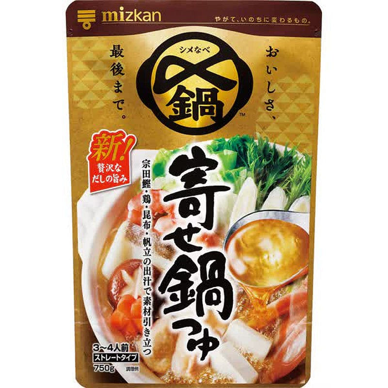 Mitsukan Yosenabe Tsuyu Hot Pot Soup 750g 1 each