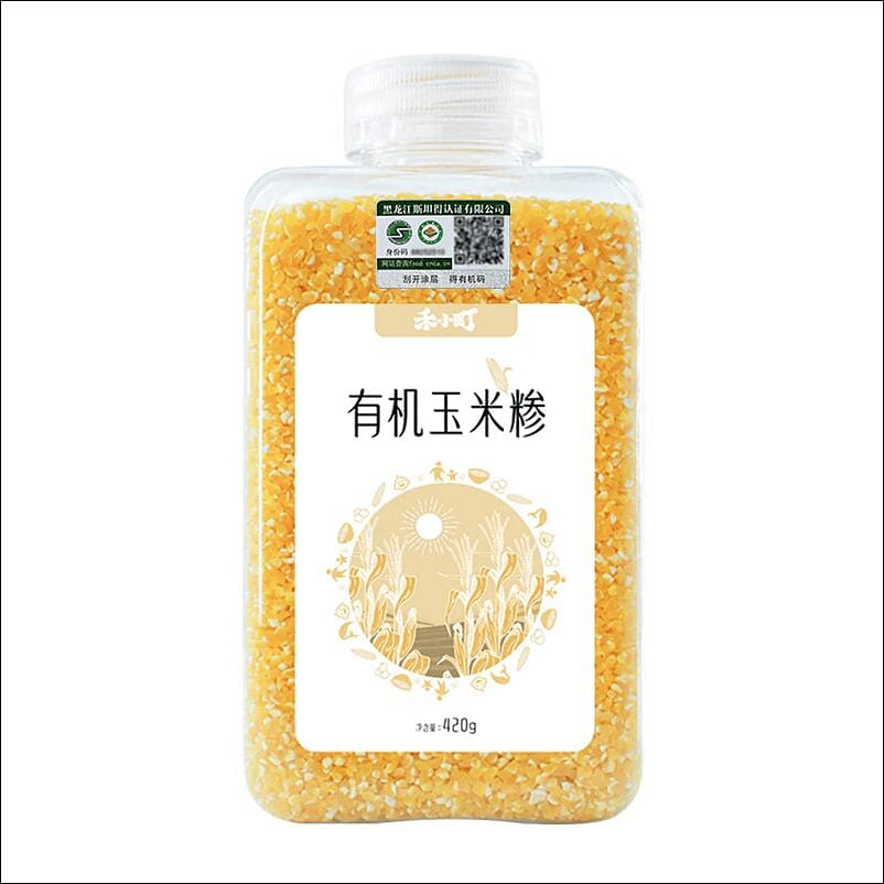 Wuchang Organic Corn Grits 420g * 1 bottle 420 g