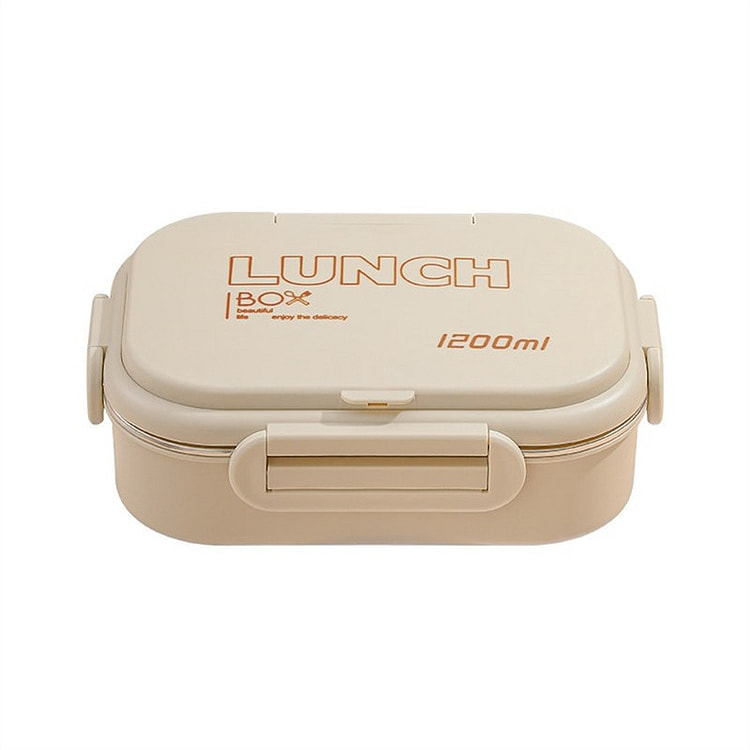 316 Stainless Steel Insulated Lunch Box, Beige, Tw 1 each