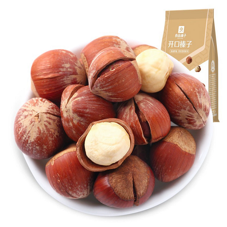良品铺子开口榛子坚果零食干果休闲食品120g*1