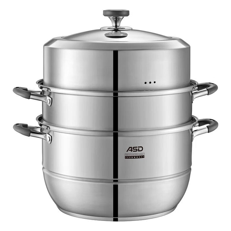 ASD 32cm Three Layer Stainless Steel Steamer 1 count