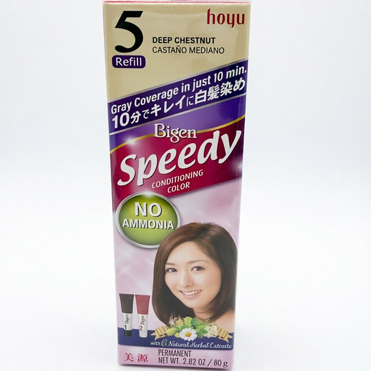Bigen 美源速染补充装 5 号深栗棕染发剂 1 盒