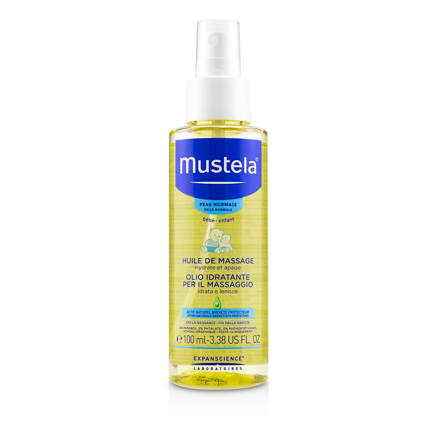 Mustela massage oil 100ml/3.38oz 100 ml