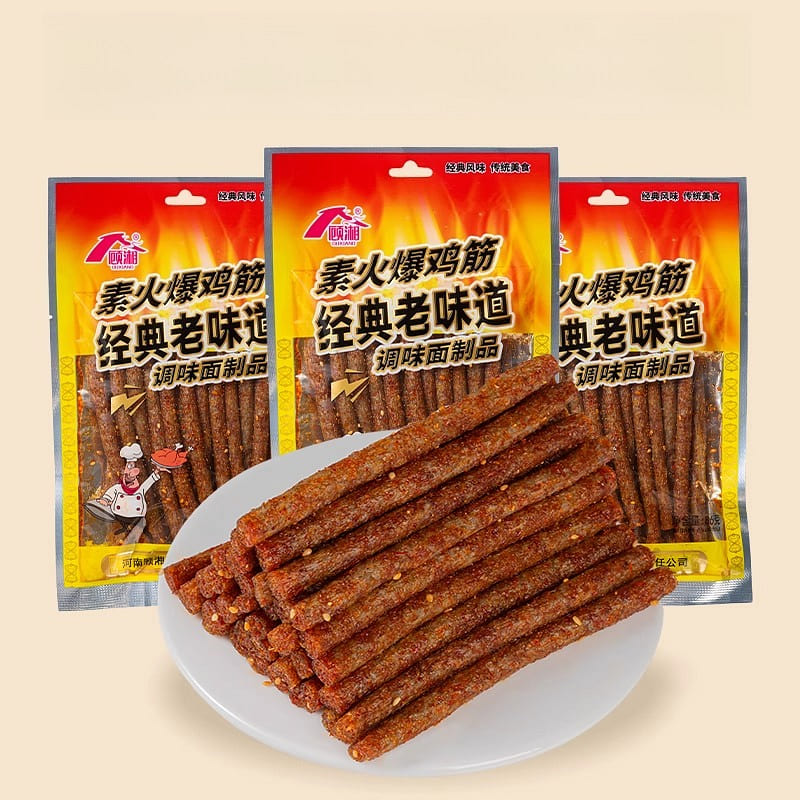 Gu Xiangsu Hot Chicken Tendons 86g*3 bags 258 g