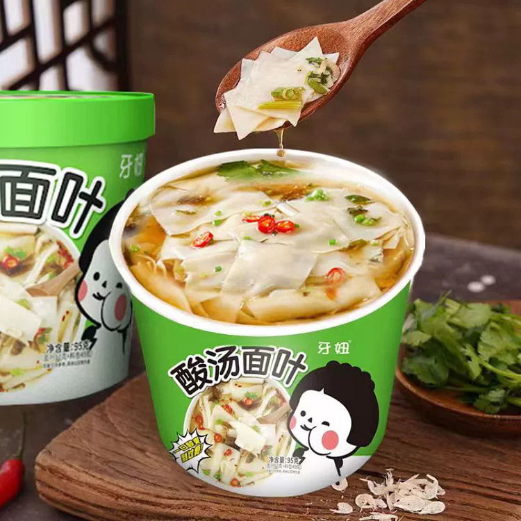 酸汤面叶桶装一桶95g