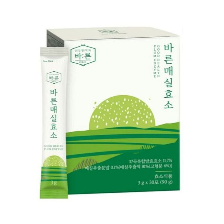 건강한약속 바른 매실효소 (3g x 30포) 3 그램