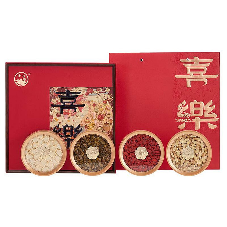 金日牌滋补礼盒 西洋参石斛黄芪红枸杞155g*1盒 155 克