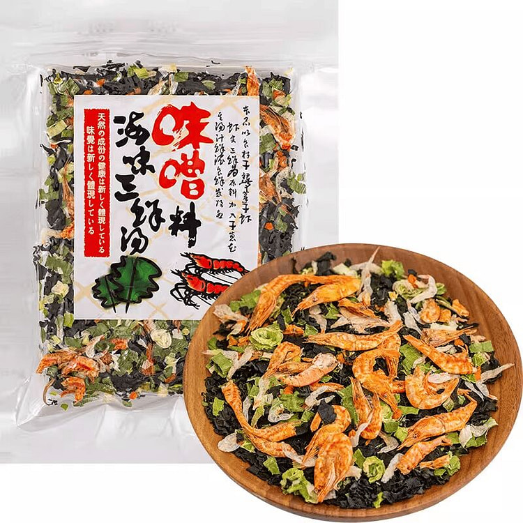 云山半海味三鲜汤料包60g裙带菜紫菜虾皮虾仔速食汤 60 克