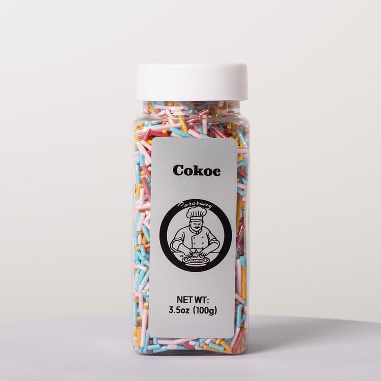 Cokoc 可食用彩针撒糖 抛光细彩针