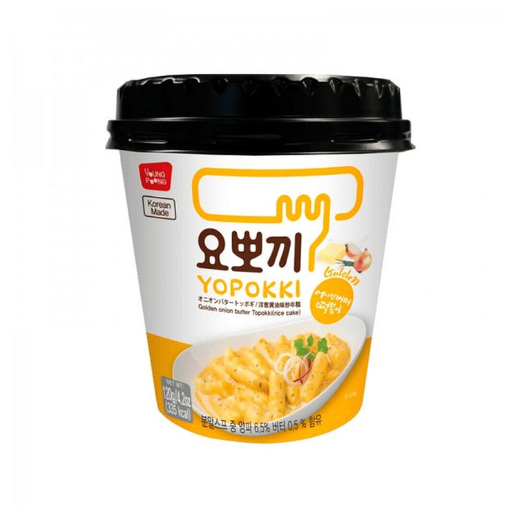 YOPOKKI Golden Onion Butter Tteokbokki Cup .. 120 g