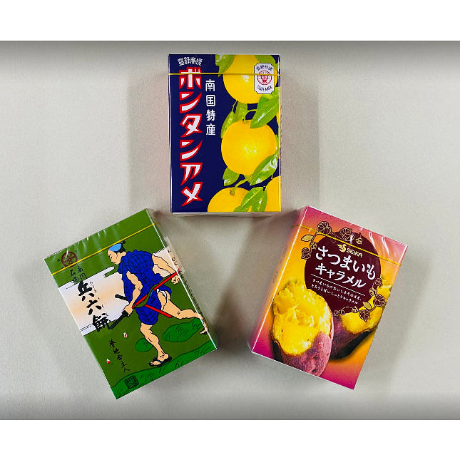 Traditional Japanese Candy 3pcs Set