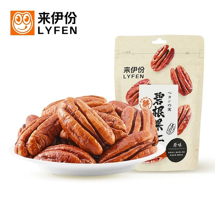 来伊份 碧根果仁100g坚果仁