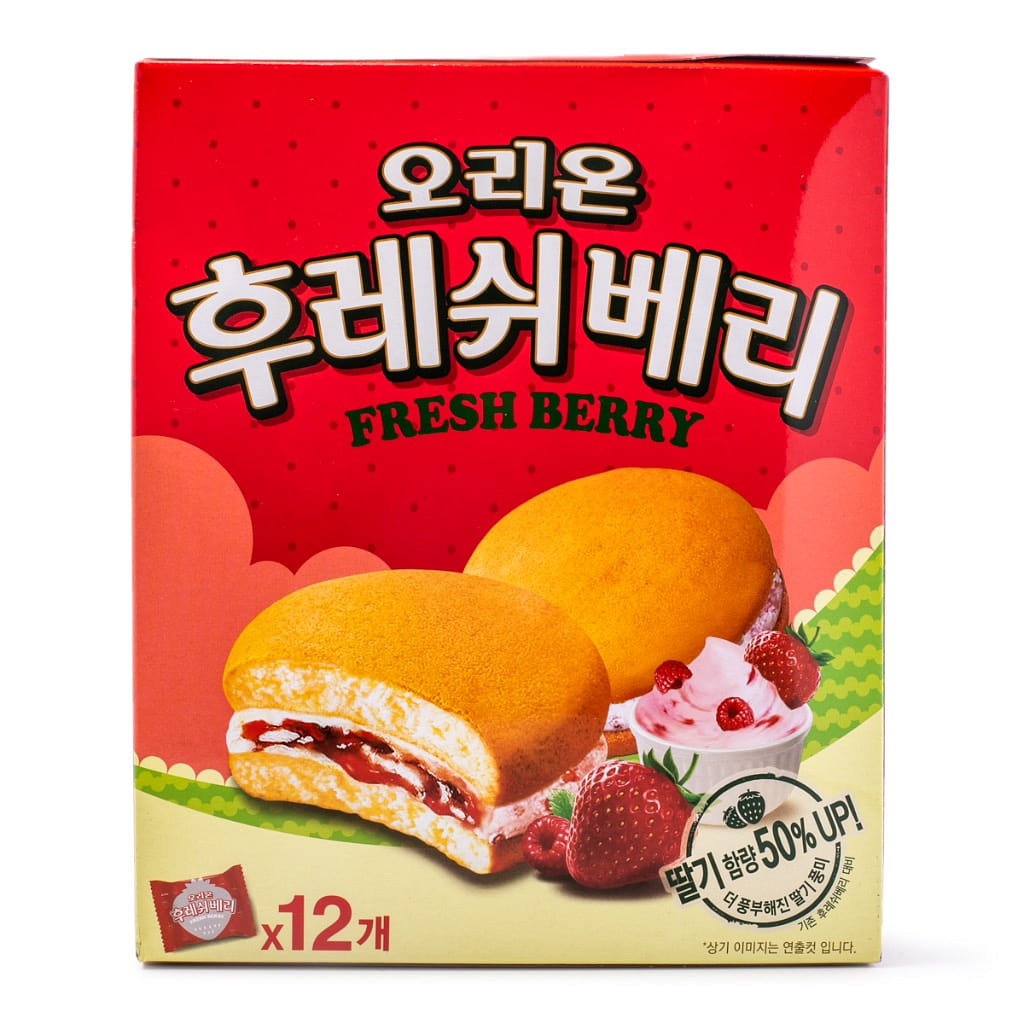 Orion 韓国イチゴ味ベリーパイ 336 グラム