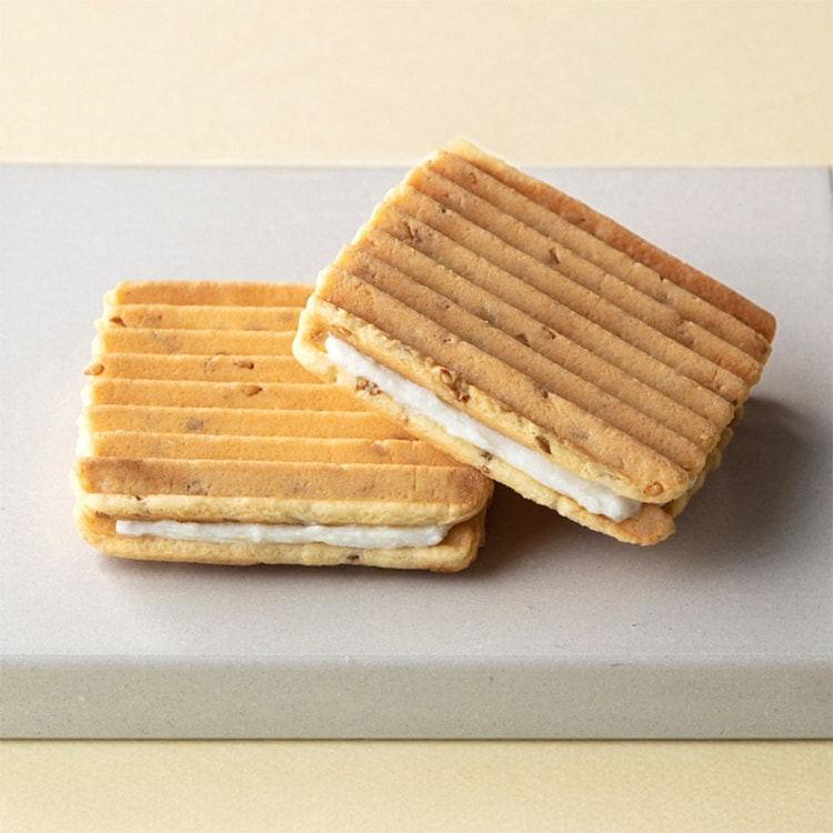 清閑院  夹心 华夫饼 黄金 芝麻味 6枚