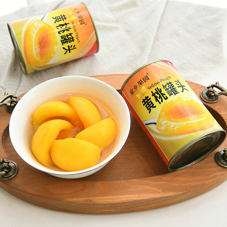 黄桃罐头*2罐
