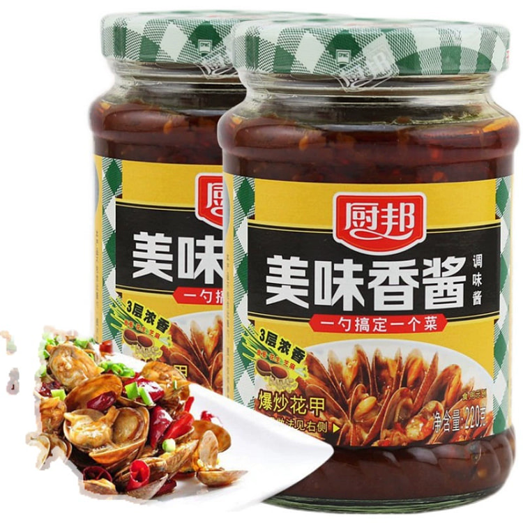 厨邦美味香酱浓香入味炒菜爆炒调味酱即食220g*1瓶