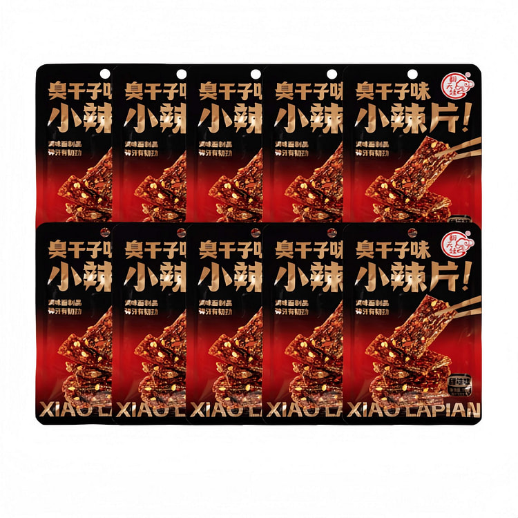 翻天娃 辣臭干子香辣面筋小辣片 16g*10包 160 克