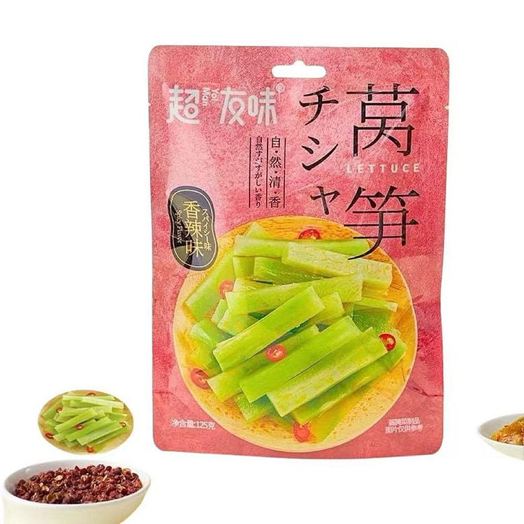 Chaoyouwei Spicy Lettuce 125g - Ready to Eat