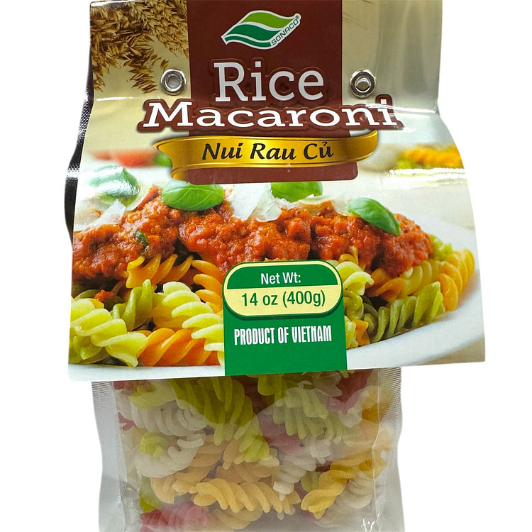 Sonaco Rice Macaroni - Veggie Spirals