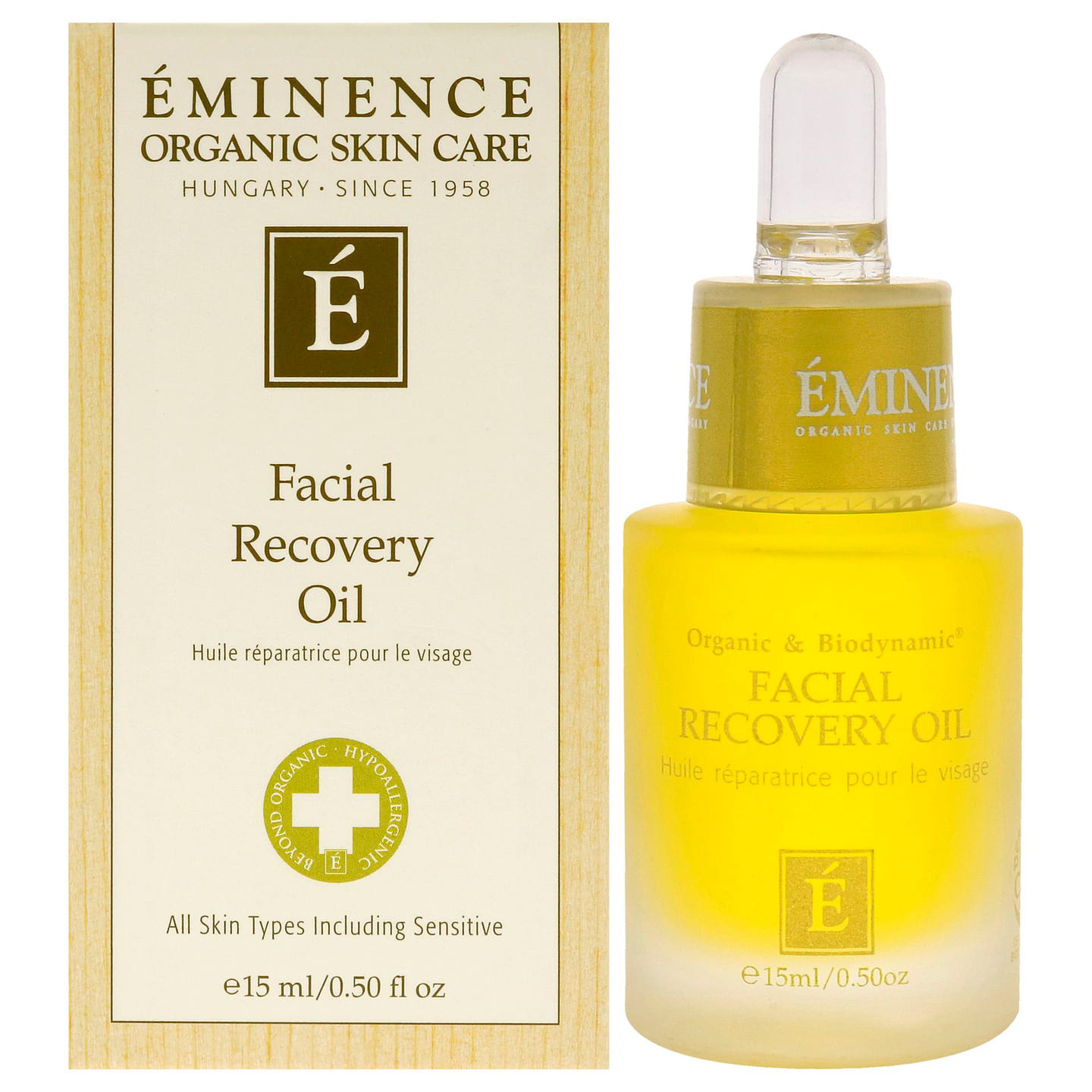Facial Recovery Oil by Eminence for Unisex – 0.5 0.5 oz