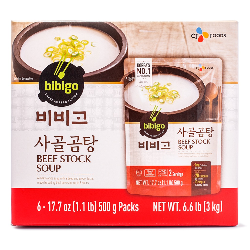 CJ Bibigo Beef Bone Soup 6pk Weee!