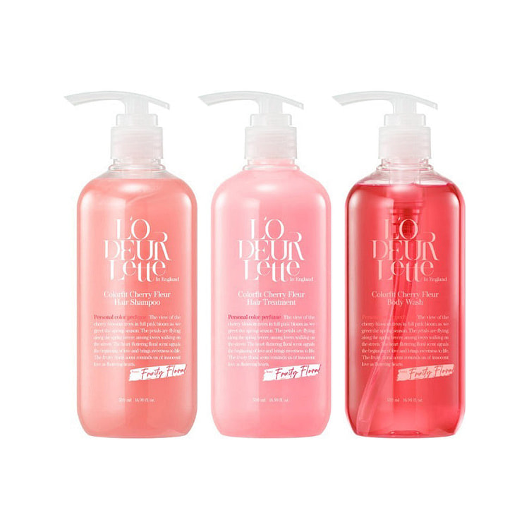 韩国 果香樱桃花发体护理套装 1 份