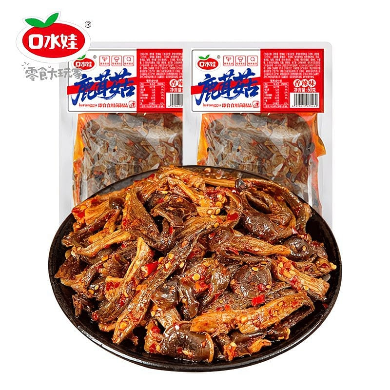Saliva Kid Spicy Deer Antler Mushroom Flavor 60g*2 120 g