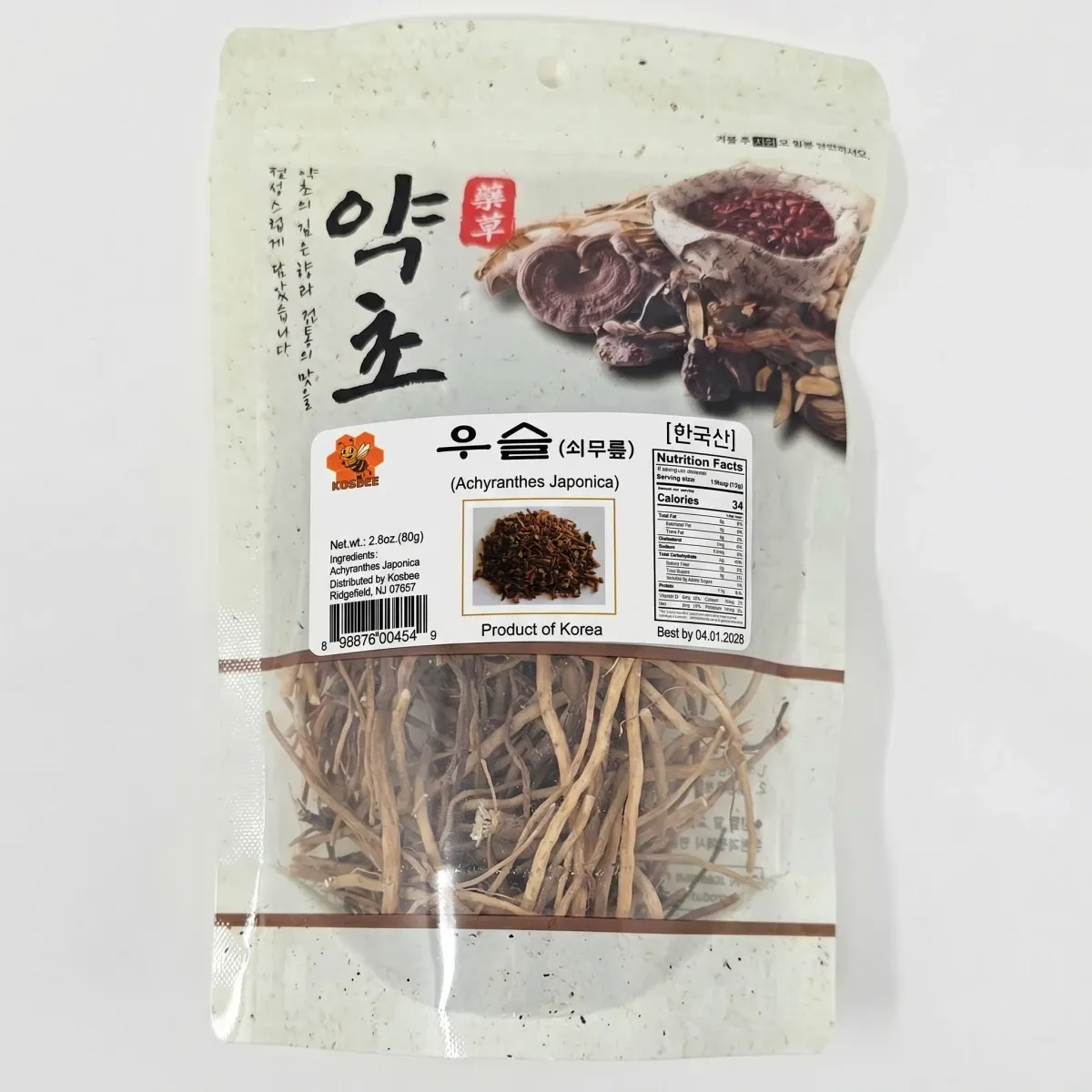 KOSBEE Korean Achyranthes Root - 2.8 oz 1 each