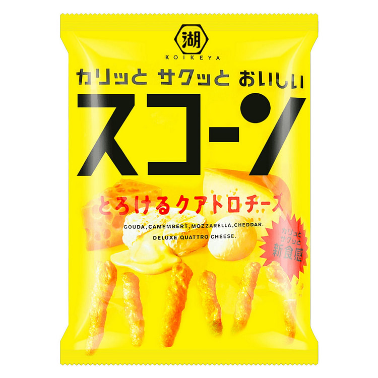 Koikeya Quattro Cheese Corn Puffs 78 g 1 each
