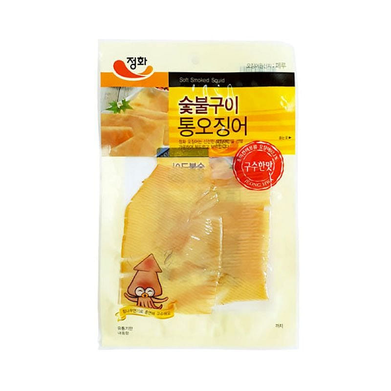 Junghwa Foods Charcoal Grilled Whole Dried Squid 35 g