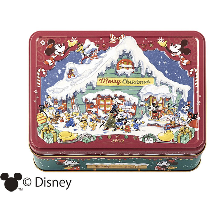 东京香蕉迪士尼曲奇饼干 圣诞限定 26枚入 1 盒