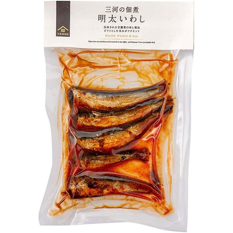 Kuze Fuku Mikawa Mentaiko Sardine Tsukudani 90g 1 each