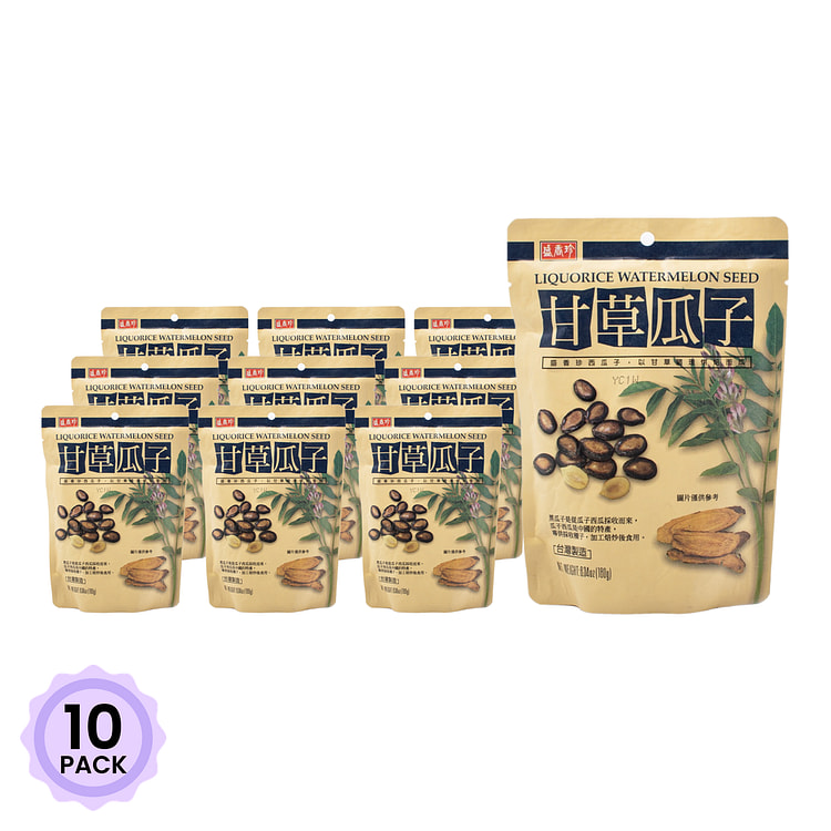 盛香珍 甘草瓜子 6.3 盎司*10 包